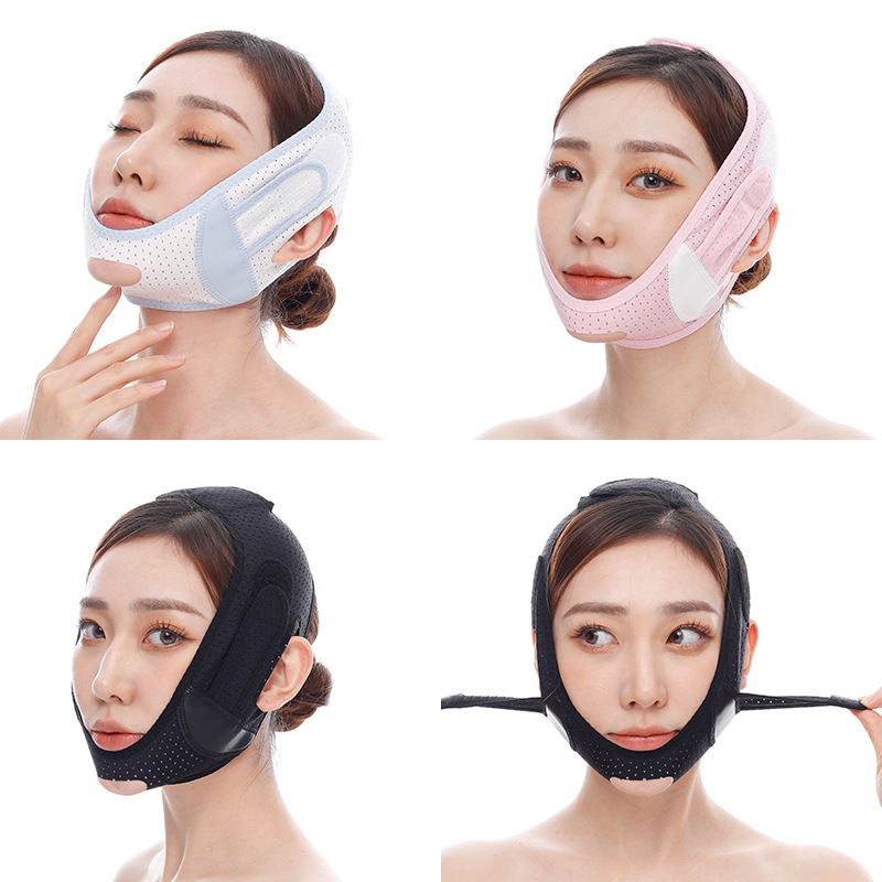 graphene-v-face-mask-breathable-mesh-face-shaping-device-non-electric-triangle-net-pattern-for-slimming-face-mainly-sold-in-ebay-amazon-wish