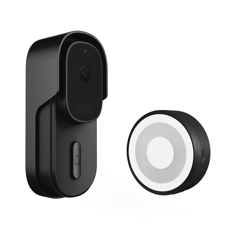 落書きwifiスマートドアベル可視インターホン監視ドアベル無線ドアベル家庭用ビデオクロスボーダー可視ドアベル|undefined