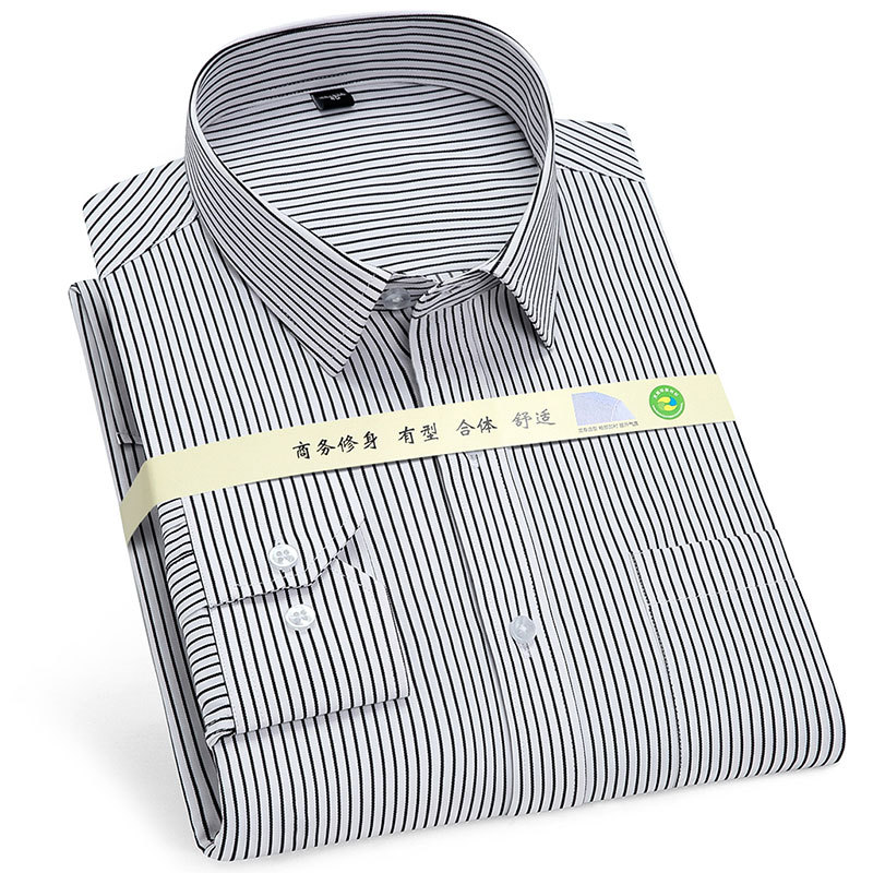 Long Sleeve JC2547 Black Strip on White