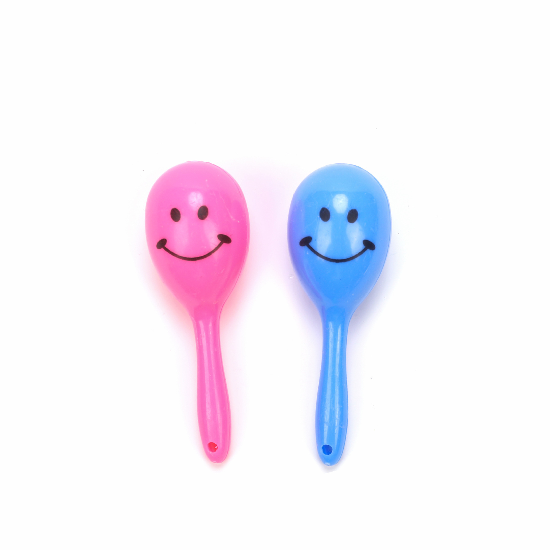 Cartoon smiley face color mini sand hammer small toy party cheer musical instrument creative toy small gift