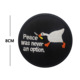 V01470-2 the big goose with the sabre (round PEACE English)