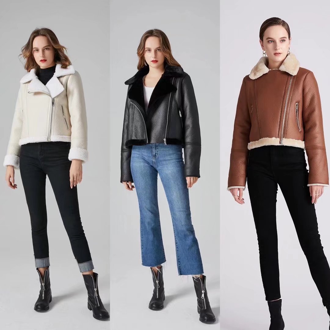 Cross-border Y2K2023 summer new women's clothing European and American style street fashion casual short fur coat M2