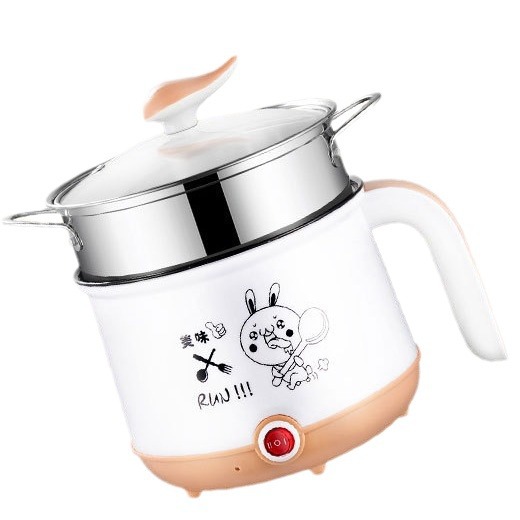 Student Mini Cooking Pot Small Electric Pot Small Electric Pot Multi-functional Electric Pot Intelligent Non-stick Steaming and Stir-frying Reservation