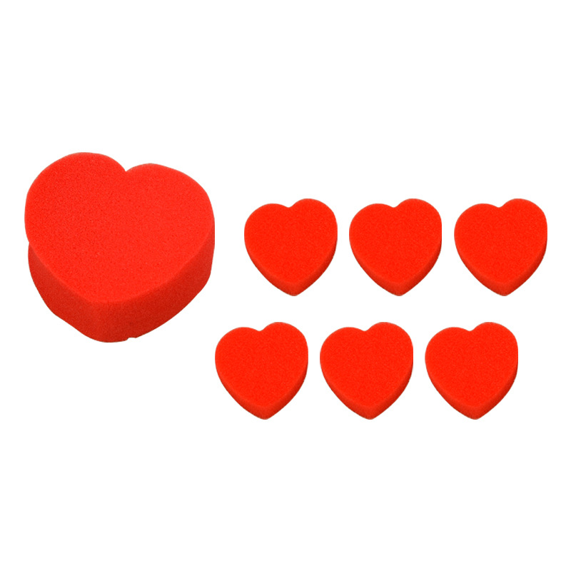 Magic sponge heart hardcover Heart to Heart stage magic props close-up magic toys spot wholesale