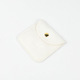 Velvet rice white; 10*10CM