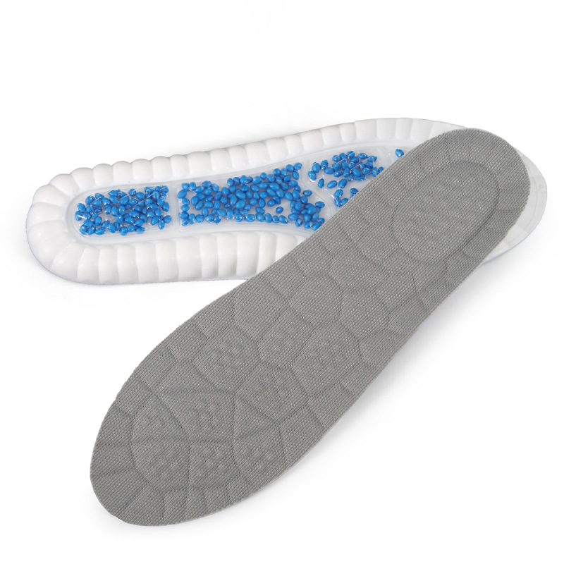 New pop rice air cushion sports insole breathable sweat absorbent high elastic cushioning thickened soft running military training men and women