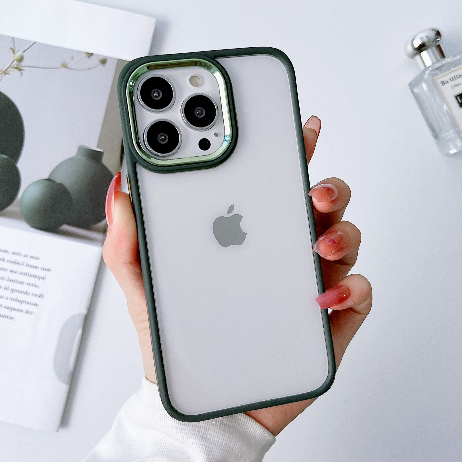 電鍍鷹眼高透光不發黃 適用iphone15promax蘋果14321XRS78P手機殼