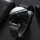 fashion blue needle men's watch men's watch quartz watch
