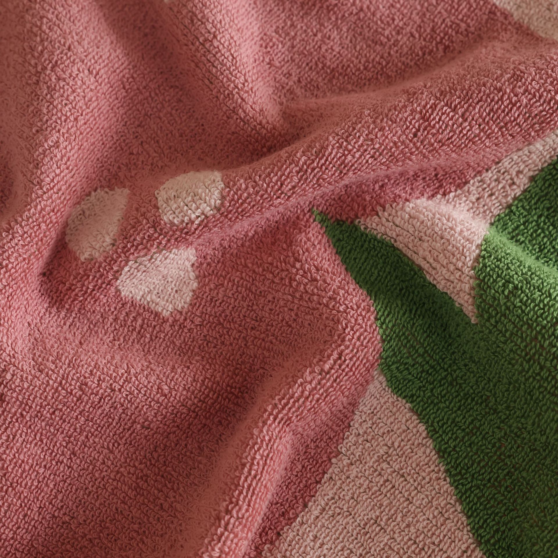 2023 new Xinjiang long-staple cotton cotton large tulip towel class A two-color bathroom absorbent towel bath towel