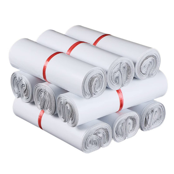 White Express Bag Plastic Thickened Wholesale Printing Shunfeng Clothing Waterproof Packaging Bag Small Packaging Bag Logistics