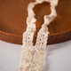 Stretch apricot lace garment accessories decorative handmade DIY neckline sleeve skirt material width 2.5CM