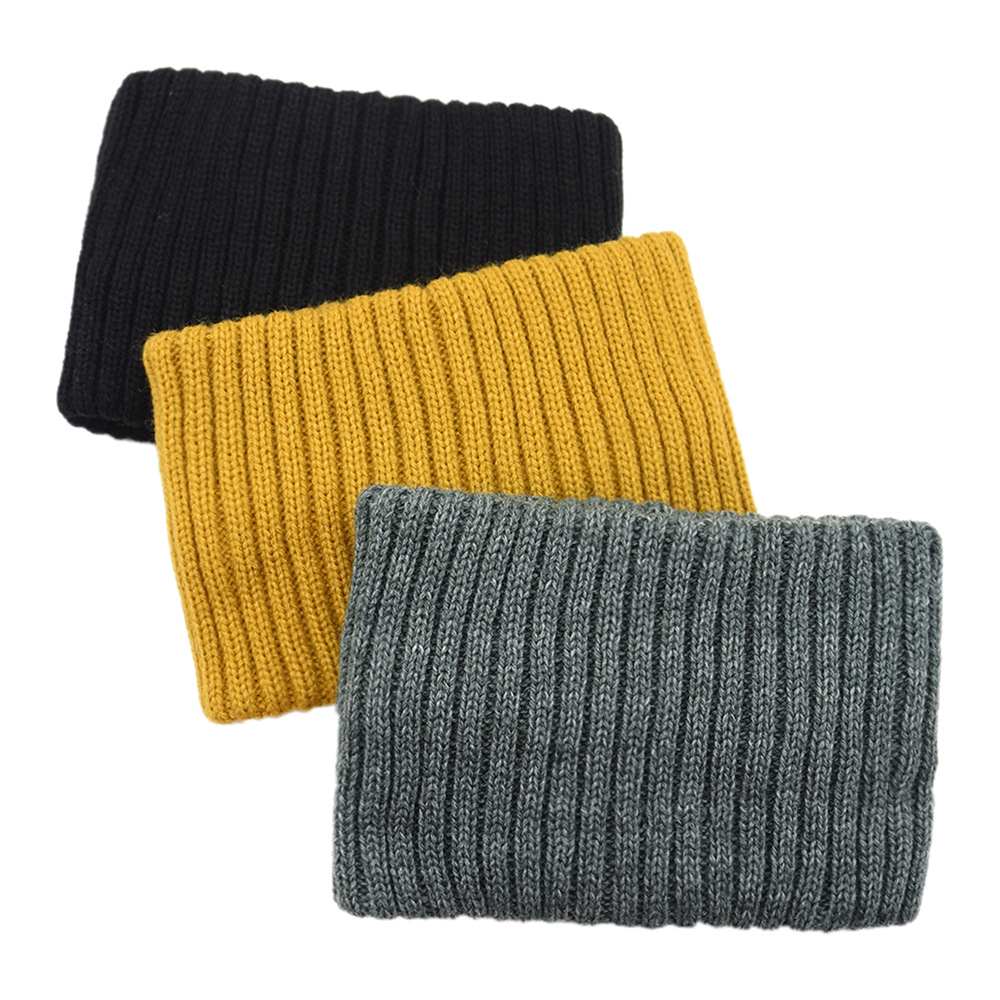European and American Double-layer Hair Band Knitted Vertical Pattern Headband Blogger Wash Hair Band Woolen Sports Hair Accessories Wide-brimmed Headband