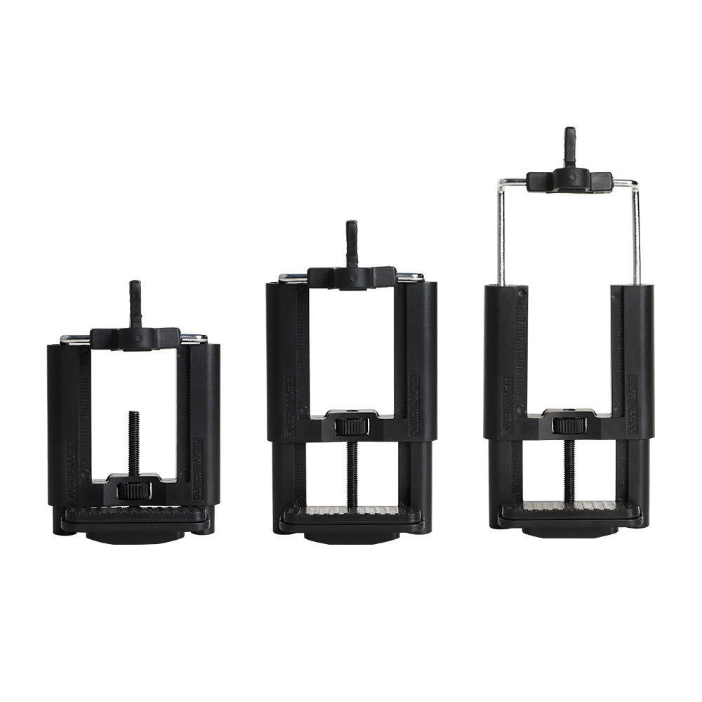 Floor desktop tripod mobile phone fixed clip horizontal and vertical shooting rotating plastic clip selfie cold boots live mobile phone clip