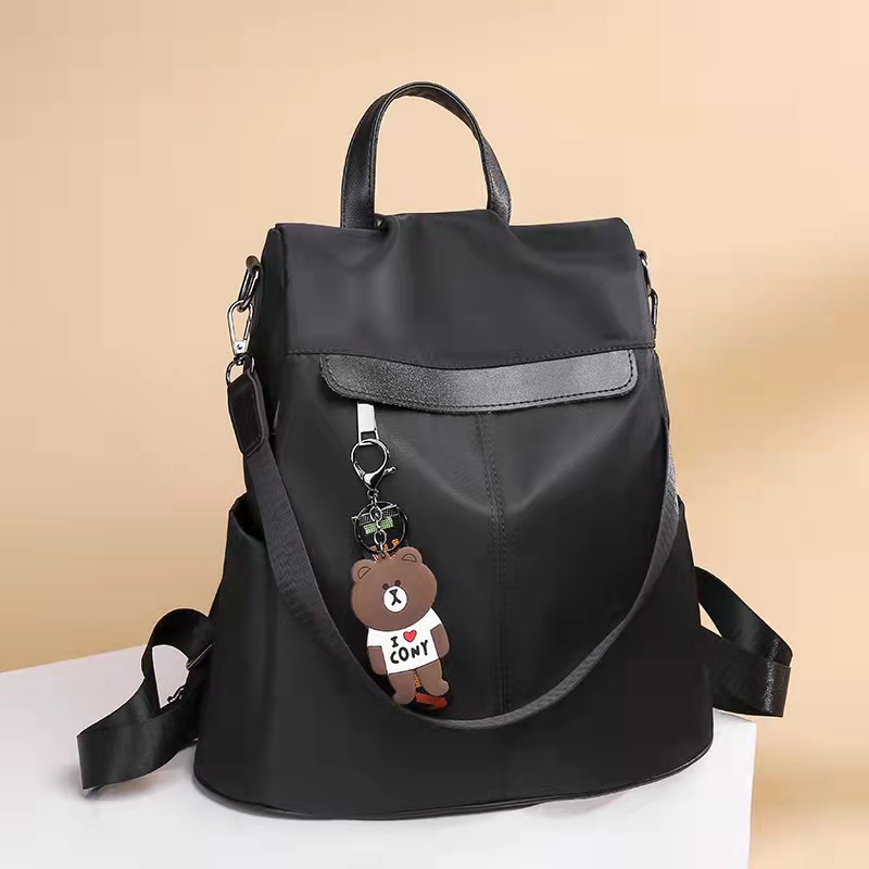 Anti-theft Backpack Women's 2021 New Fashion Oxford Cloth Canvas Autumn and Winter Travel Small Backpack Large Capacity Schoolbag