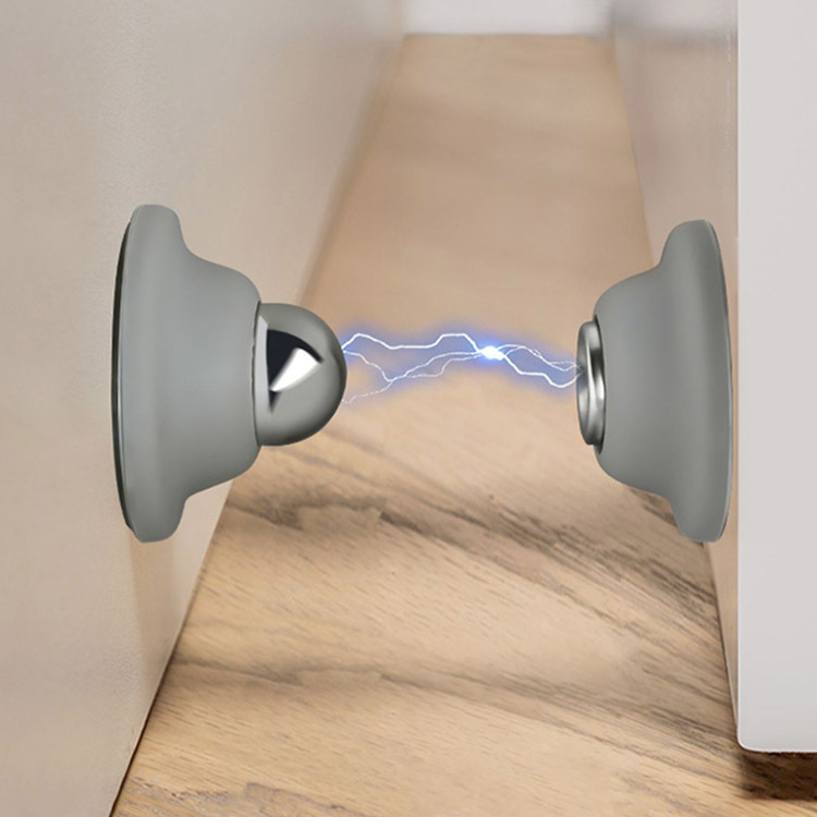 Meiyi door suction non-perforated new anti-collision door stopper silicone floor suction door fixed toilet door short