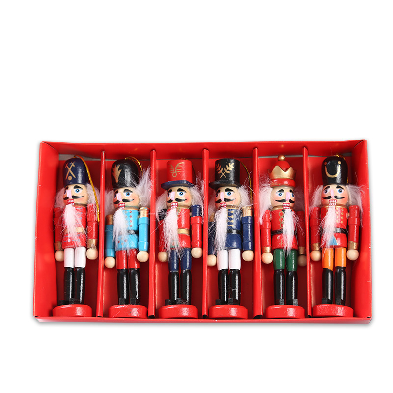 European Christmas Nutcracker Soldier Doll Creative Home Bookcase Wine Cabinet Bar Desktop Decoration Ornaments Wholesale