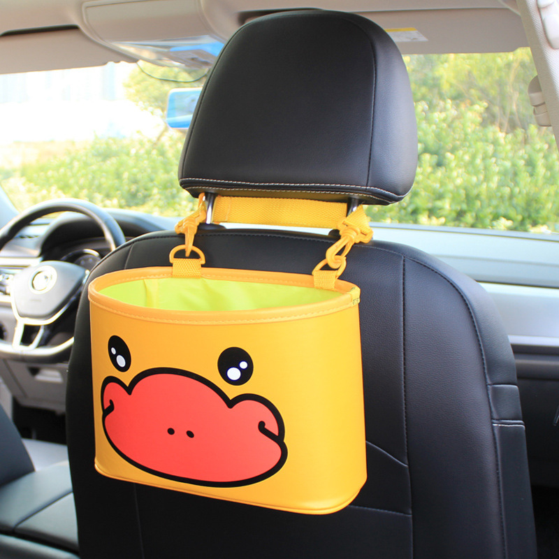 Car Paper Towel Hanging Bag Car Paper Box Hanging Type Internet-famous Creative Cute Doll Car Bag Car Interior and Car Decoration
