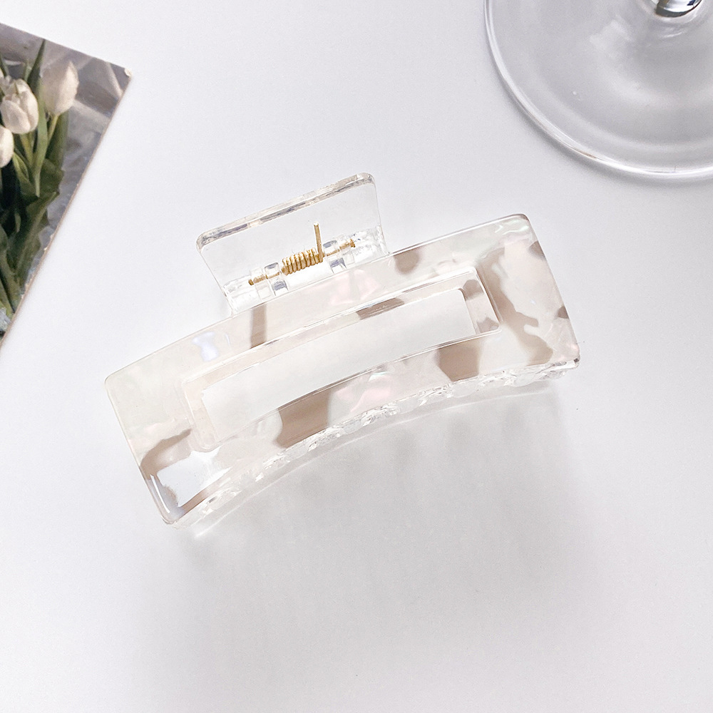 Rete di commercio elettronico transfrontaliero forcina per capelli acrilica con impugnatura rossa all'ingrosso per capelli con spirale posteriore per capelli da bagno, accessori per capelli, copricapo_voghion.com