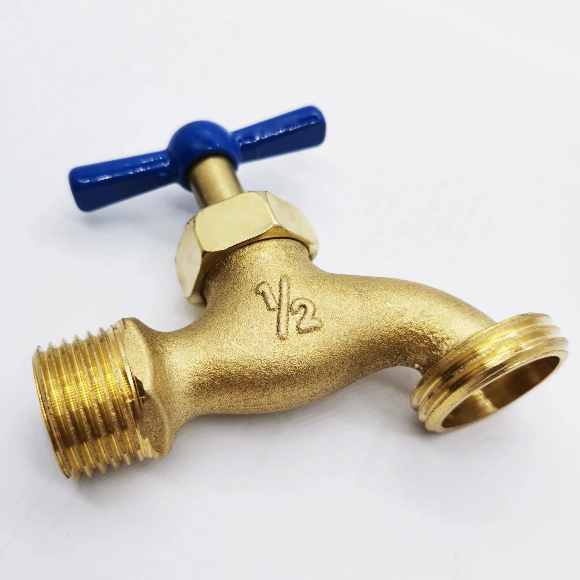 South America special copper body slow Open 4 points water nozzle outdoor garden faucet 1/2*3/4 large flow washing machine water nozzle