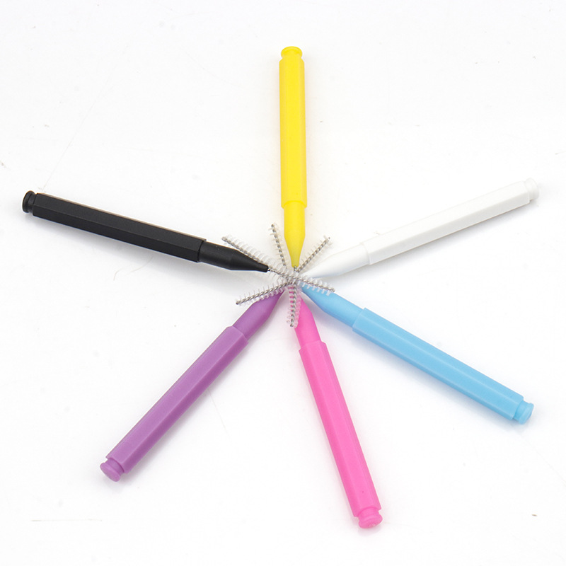 Wholesale Eyelash Beauty Aid Mini Colored Eyebrow Brush Set_voghion.com