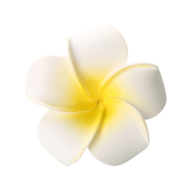 Forcina per capelli con fiori di Plumeria all'ingrosso Dai vestito da viaggio vacanza al mare Forcina per capelli con fiori di Plumeria fermaglio laterale per capelli copricapo_voghion.com
