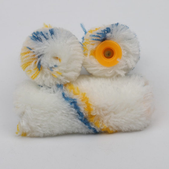 Factory wholesale polyester cotton thread small thumb 3-inch 4-inch 6-inch roller brush core paint paint small corner roller brush head