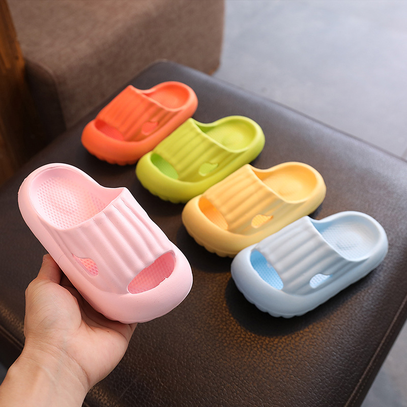 Summer Boys' and Girls' Indoor Soft Bottom Household Baby Silent Children's Slippers Home WL-179 Slippers