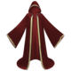 Halloween performance godfather of death cosplay cloak 4 color printed gold velvet cloak factory spot