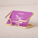 New Product Recommended Simple Cut Out Business Card Box Creative Iron Linear Business Card Holder Desktop Business Card Display Stand