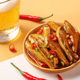 Jinzai small fish deep sea small fish Hunan specialty Instant spicy snacks 12G * 20 packs of dried fish