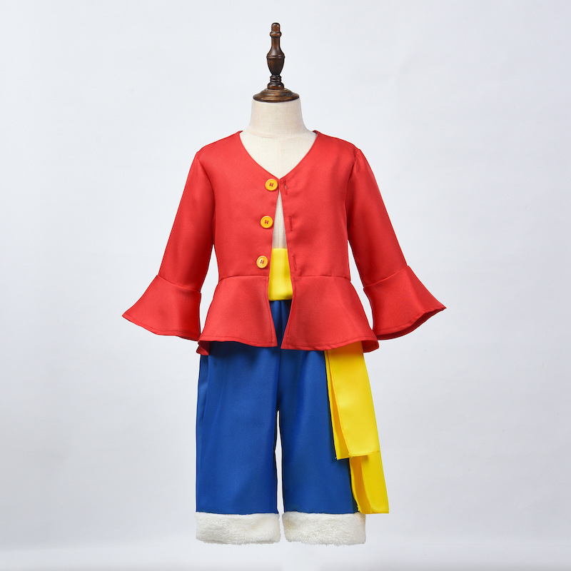 One piece Luffy clothes children's two years later second generation Sea King Luffy cosplay clothes cos clothing