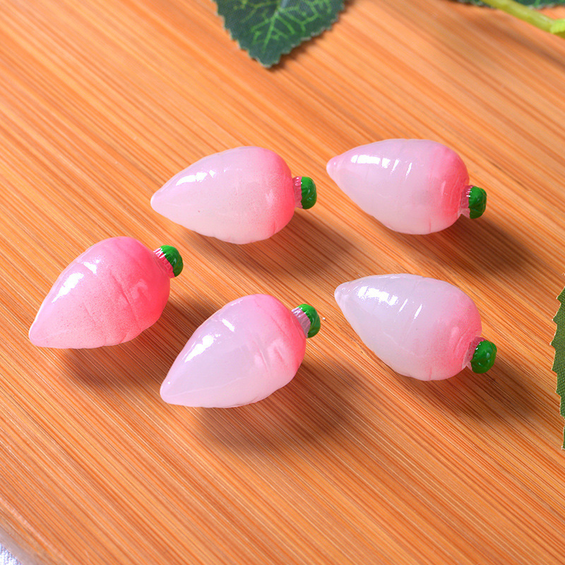 かわいいミニチュア野菜風景 Diy 樹脂工芸品キュウリニンニク甘いコショウトウモロコシアーティファクトオフィス文化|undefined