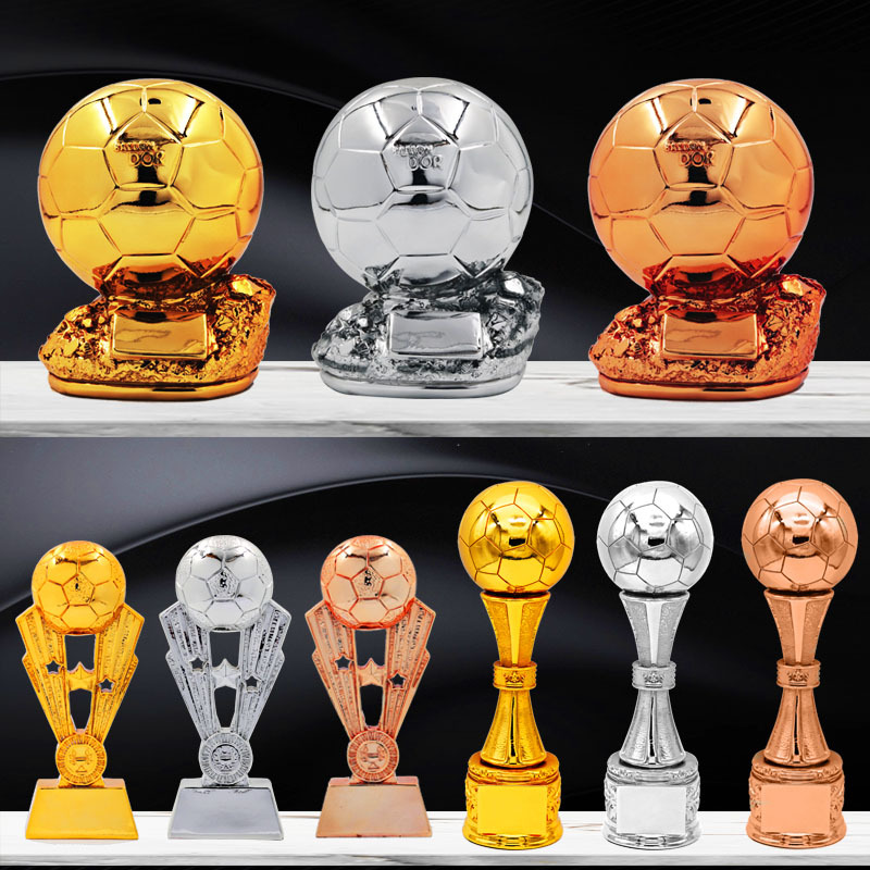 Football Trophy School Competition Golden Boot Award Shooter Trophy mvp Golden Globe Resin Creative Memorial Trophy Direct Supply