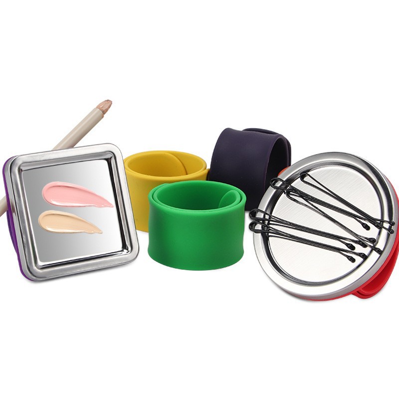 New groove magnet clap bracelet silicone hair magnet clap ring magnet needle suction device hair clip hair paste tool