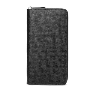 Cross-border wholesale cross pattern men's wallet long zipper clutch Women's mobile coin purse card holder wallet