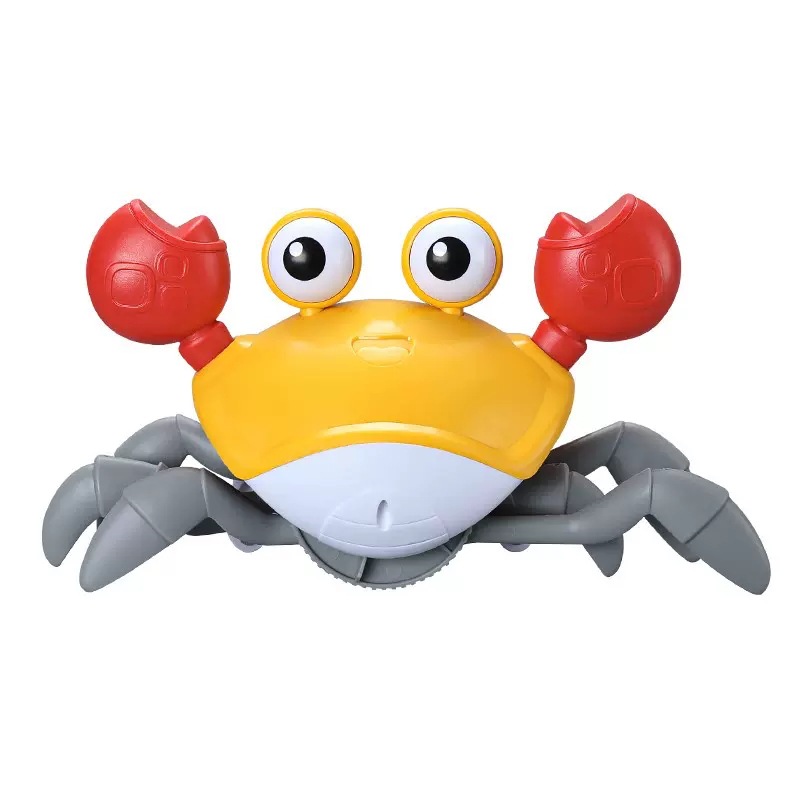 Children's electric automatic induction escape crab 1-2 years old infant baby boy girl crawling educational toys