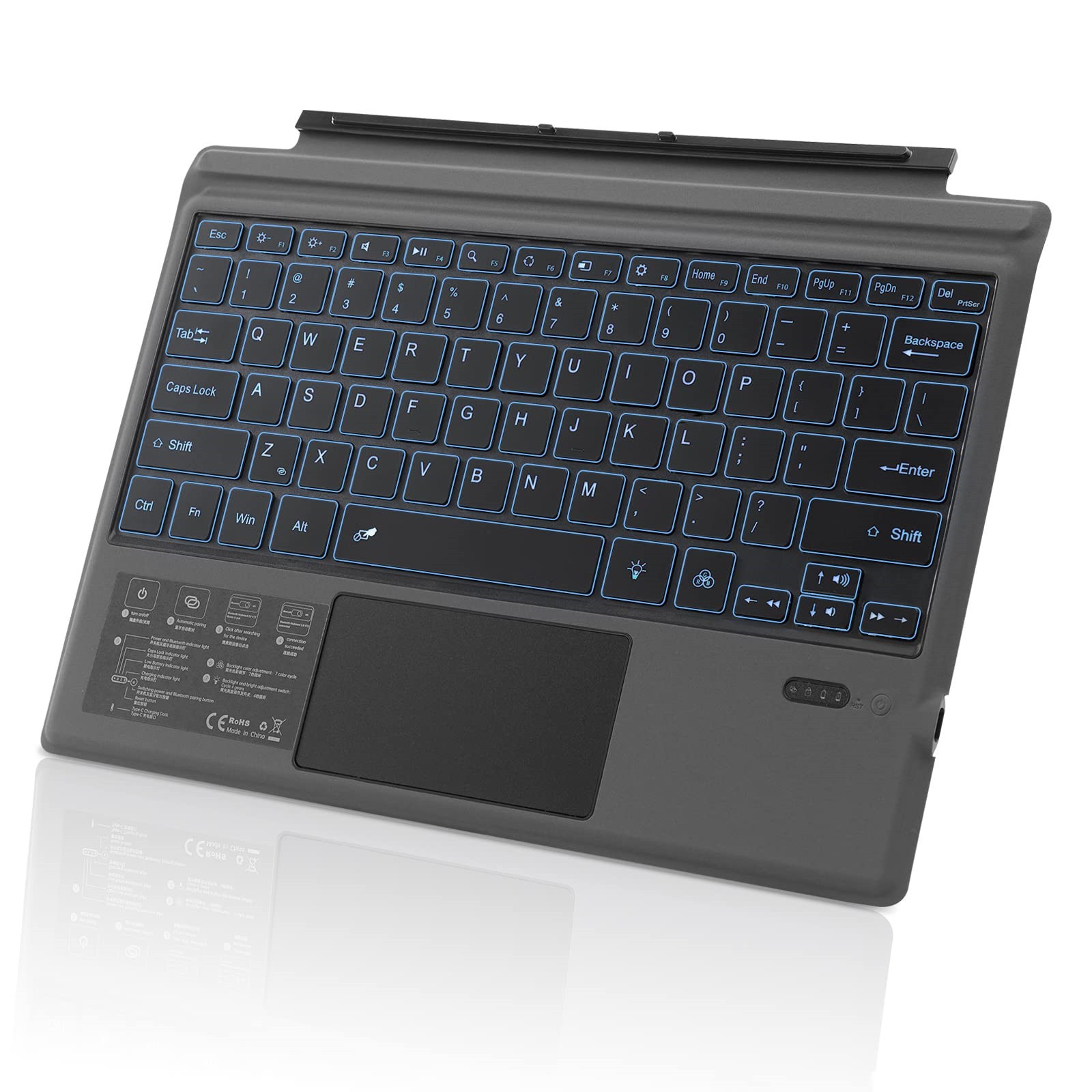 for microsoft surface bluetooth keyboard pro789 touch keyboard surfaceGo123 tablet keyboard shell