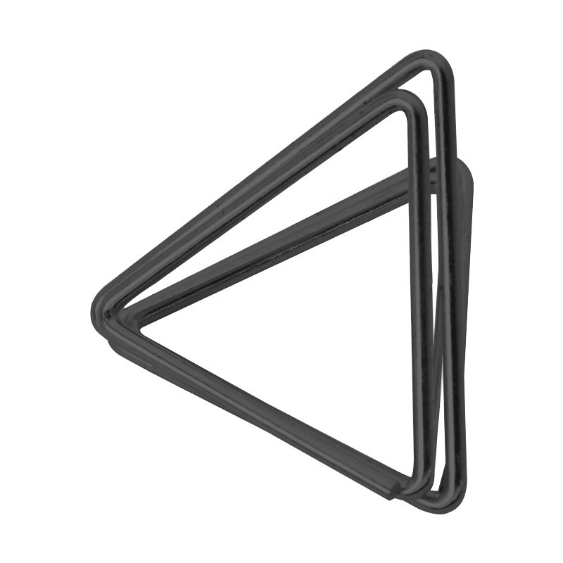 Source factory metal business card holder double-layer three-dimensional card holder triangle note clip wedding explosions desktop ornaments