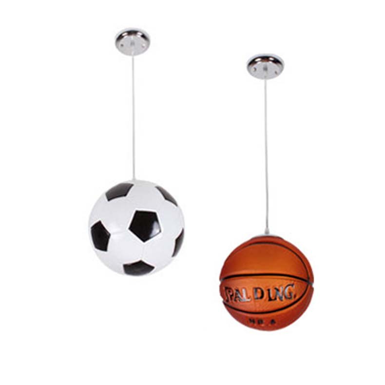 亚马逊足球篮球玻璃吊灯主题酒吧餐厅儿童房装饰灯过道吸顶灯