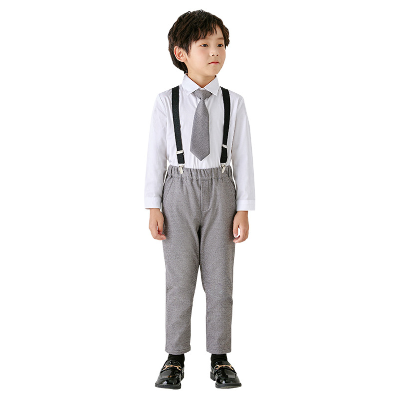 Suit School Uniform Children's Chorus Recitation Performance Suit British Style Primary School Students' Class Suit Kindergarten Garden Suit Spring