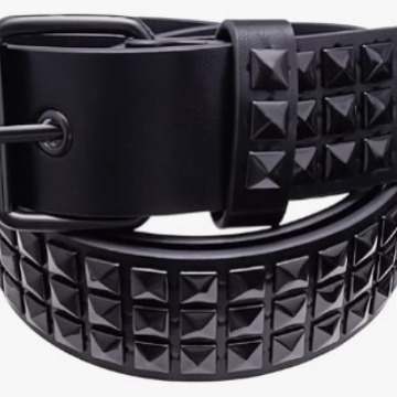 European and American Square Bead Rivet Belt Metal Pyramid Belt Men and Women Cross Border Belt Punk Hardware Jeans Belt