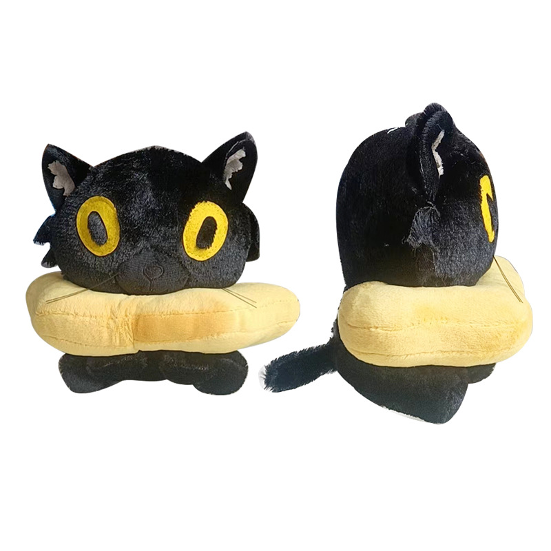 In stock cross-border hot products ralph and bella donut Cat Black Cat plush toy doll