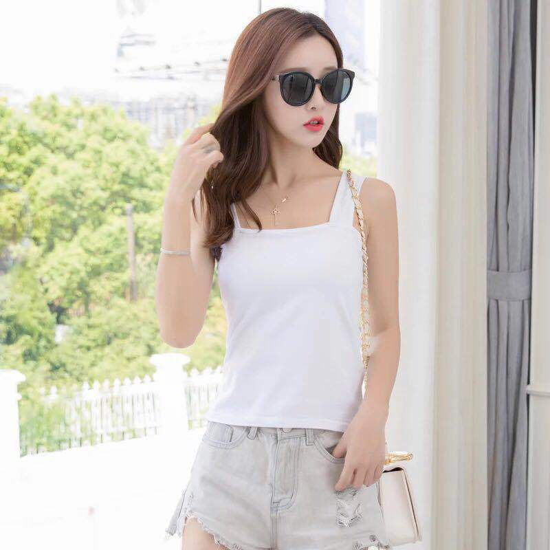 [Factory Outlet] Camisole Women's All-match Top Underwear Female Students Korean Wide Shoulder Undershirt