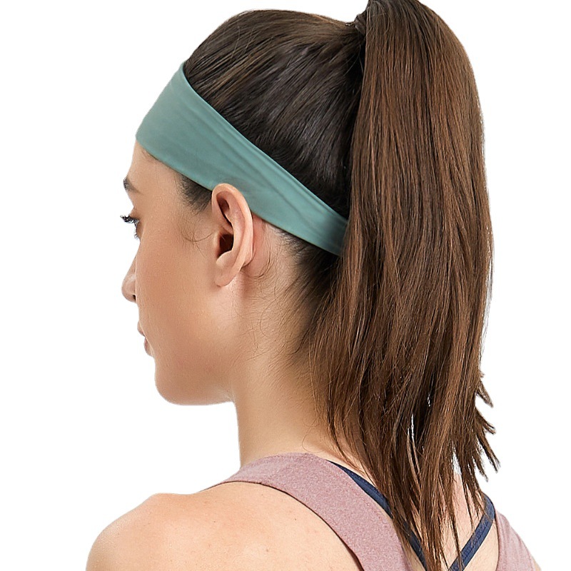 European and American sports hair band outdoor riding hair band hair band yoga fitness sweat-absorbent headscarf running sports sweat-guiding headband