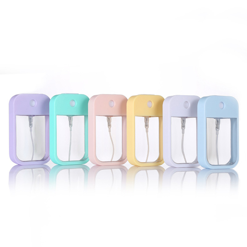 Spot wholesale 45ml color card spray bottle plastic PP perfume bottle Lotion Bottle perfume card