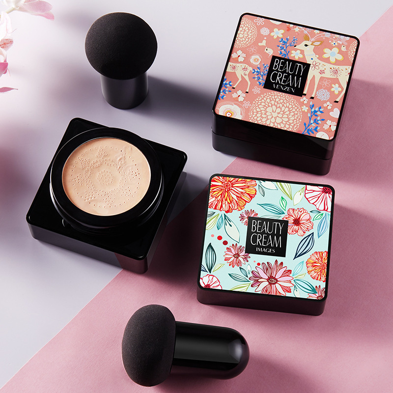 Beautiful image mushroom air cushion natural concealer light permeable air cushion does not take off makeup does not card powder makeup air cushion BB cream students