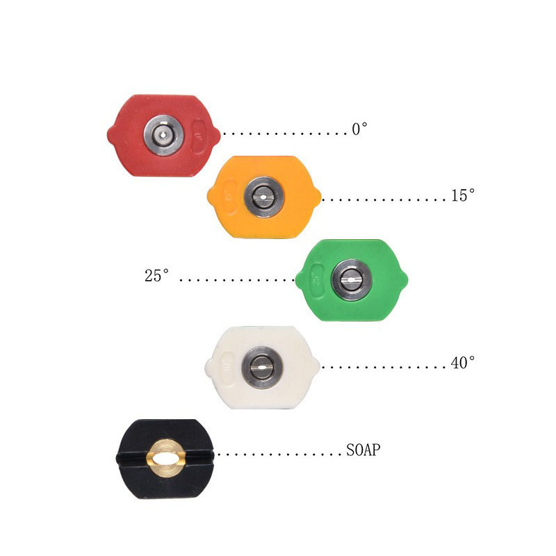 High pressure cleaning machine stainless steel rotating nozzle 350kg ultra-high pressure ceramic core lotus cleaning nozzle 7250psi
