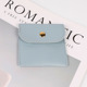 PU sky blue; 8*8CM