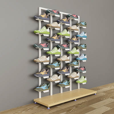 Five-Pole Medium Size Rack Shoes Rack Clothing Store Display Rack Nakajima Clothing Display Rack Shoes Store Shoes Display Rack Shoes