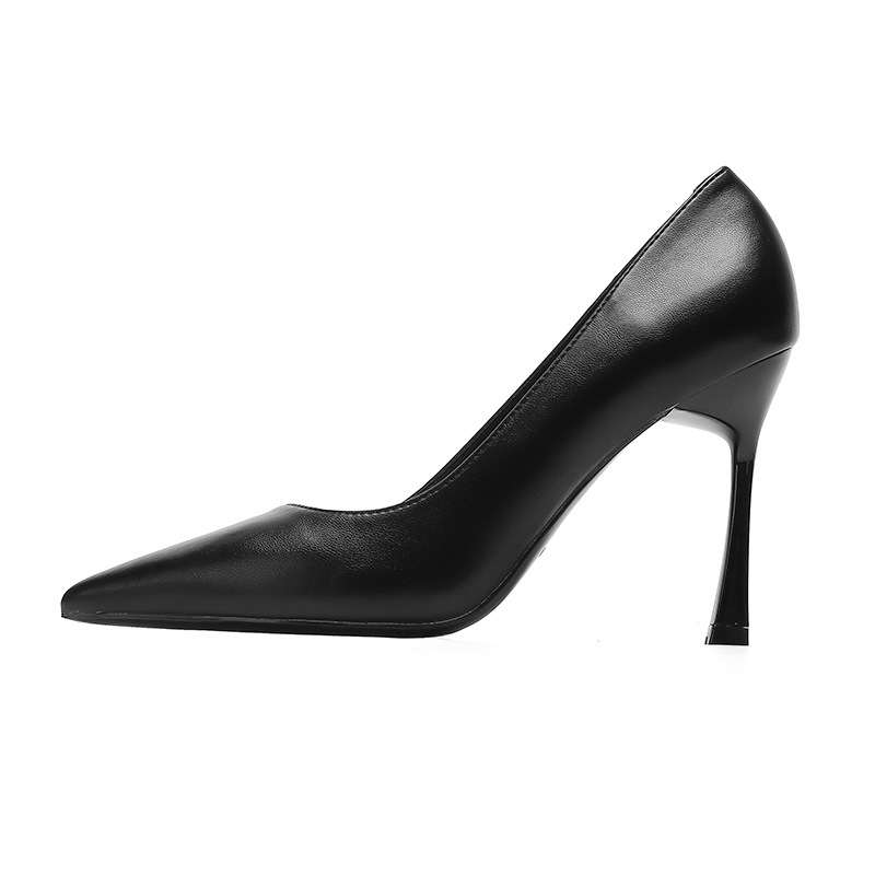 988A Pointed Toe Single Shoes for Women 2025 New Arrival Stiletto Shallow French Pointed Toe Professional Elegant Fashion High Heels